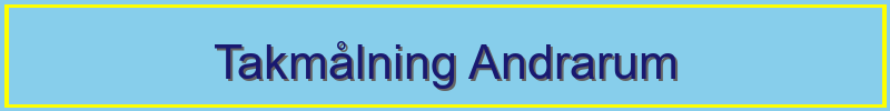Takmålning Andrarum - professionella taktjänster